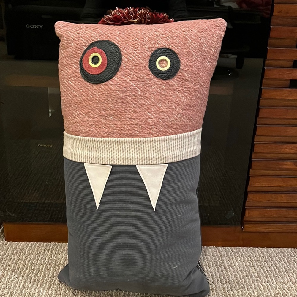 Whimsical pillow.  For chair, couch or bed.